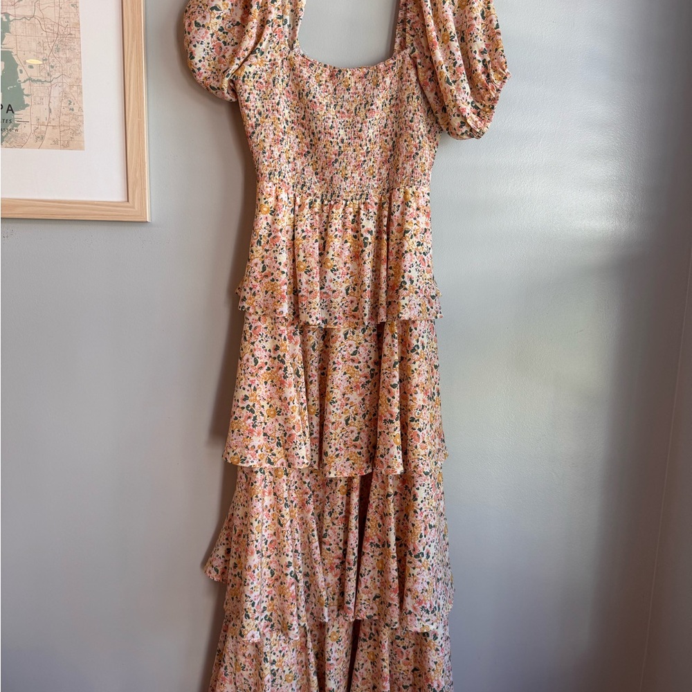 Entro Tiered Maxi Dress